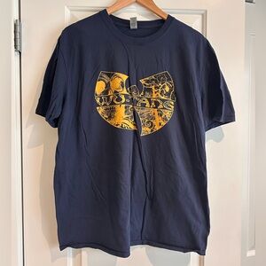 Brand new navy and yellow Wu-Tang T-shirt. Size XL.